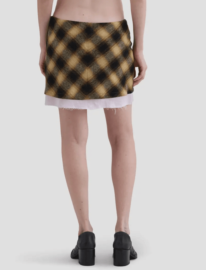 Double Layer Mini Skirt - The Collective Park City