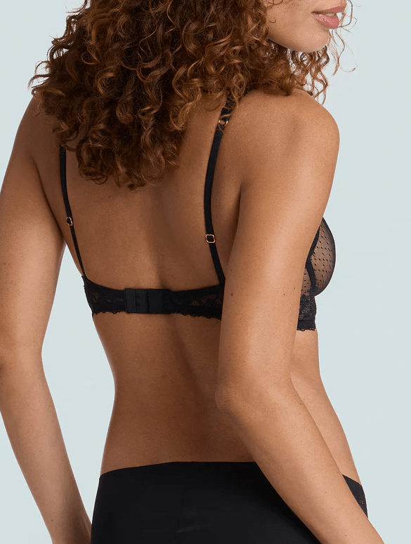 Double Take Lace Bralette - Black - The Collective Park City