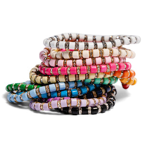 Dream in Color Enamel & Rhinestone Bracelets - The Collective Park City