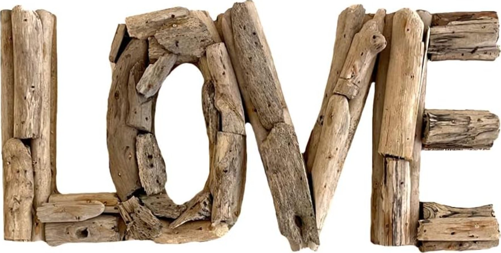 Driftwood LOVE Wall Art - The Collective Park City