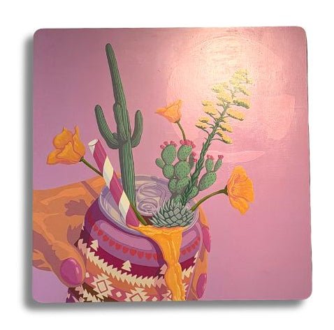 "Drink To The Desert" Original Painting - The Collective Park City