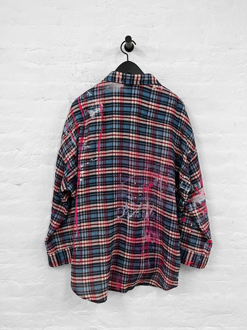 Drop Neck Workshirt - Blue Plaid - The Collective Park City