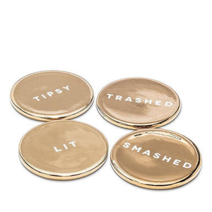Drunk Expressions Coasters - Set of 4 - The Collective Park City