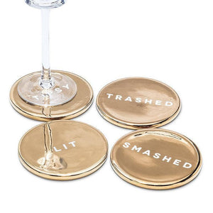 Drunk Expressions Coasters - Set of 4 - The Collective Park City