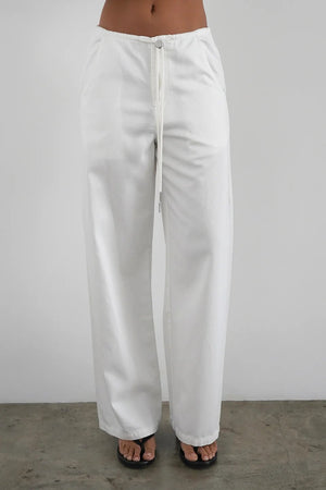 Dusty Soft Denim Pant - White - The Collective Park City