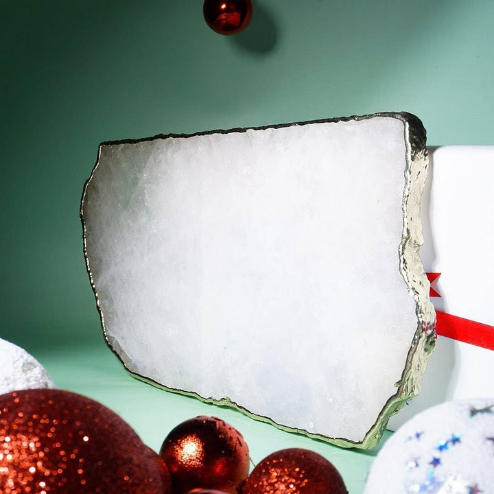 White Quartz Cheese Board 11x7" Platter Tray
