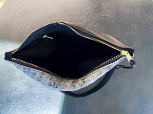 BLAKE Hair on Hide Leather Shoulder Bag