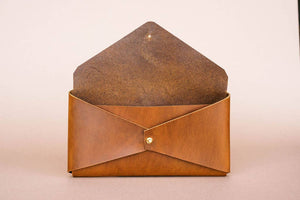 Envelope Leather Clutch