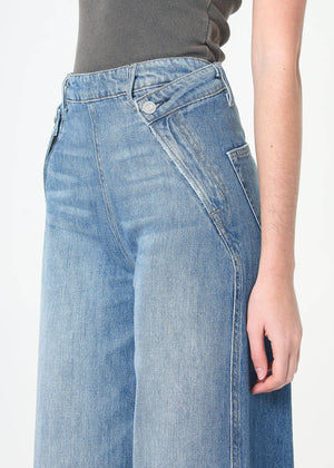 Dina High Waisted Wide Leg Jean - San Diego