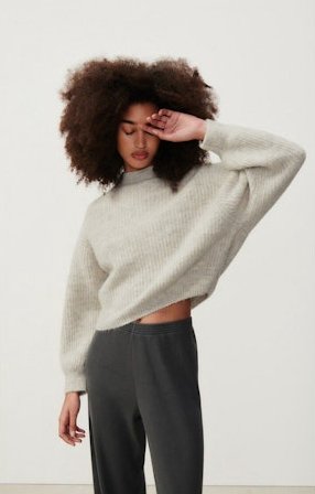 East Mock - Neck Sweater - The Collective Park City