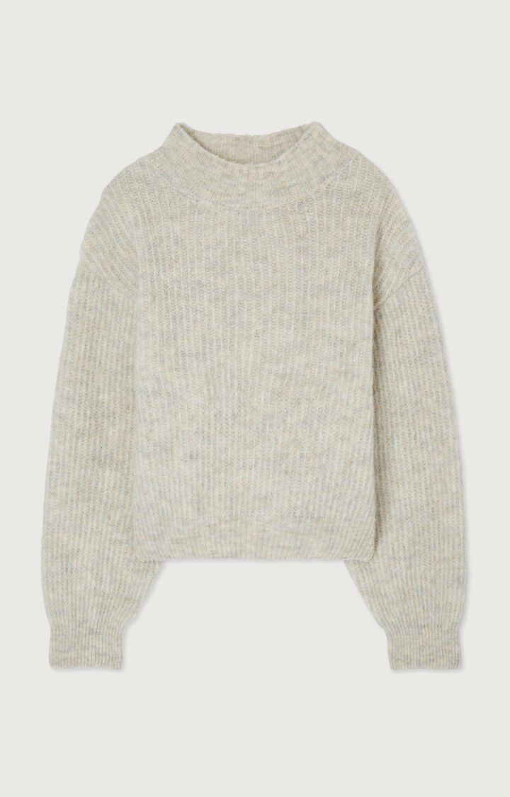 East Mock - Neck Sweater - Powder - The Collective Park City