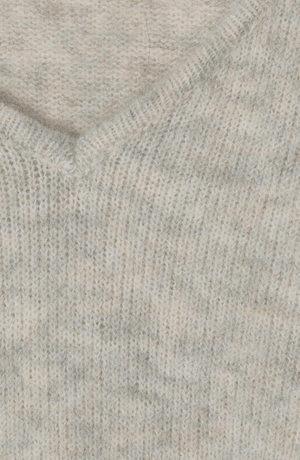 East V - neck Sweater - Powder - The Collective Park City