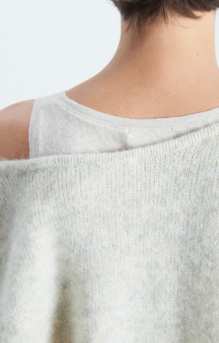 East V-Neck Sweater - Powdered Snow - The Collective Park City
