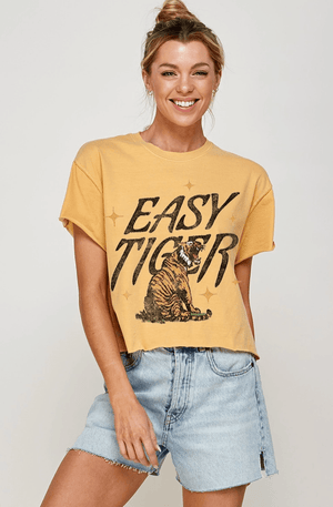 EASY TIGER Vintage Crop Top Tee - The Collective Park City