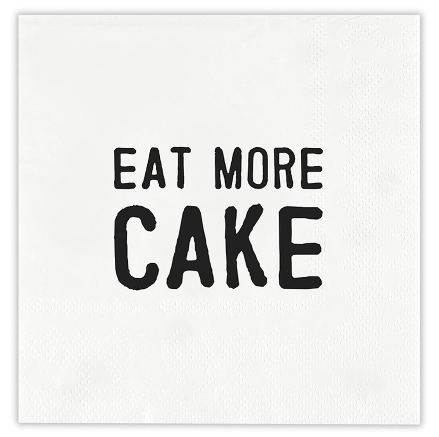 Eat More Cake Cocktail Napkins - The Collective Park City