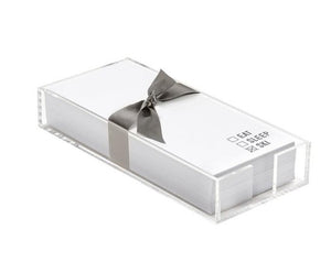 Eat Sleep Ski Acrylic Notepad Tray - The Collective Park City