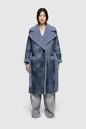 Eco - Sheepskin Reversible Coat - The Collective Park City