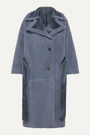 Eco - Sheepskin Reversible Coat - The Collective Park City