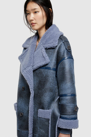 Eco - Sheepskin Reversible Coat - The Collective Park City