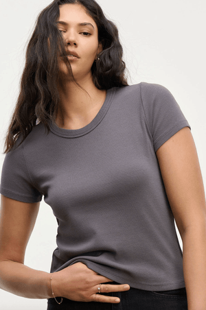 Eddie Crewneck Tee - The Collective Park City