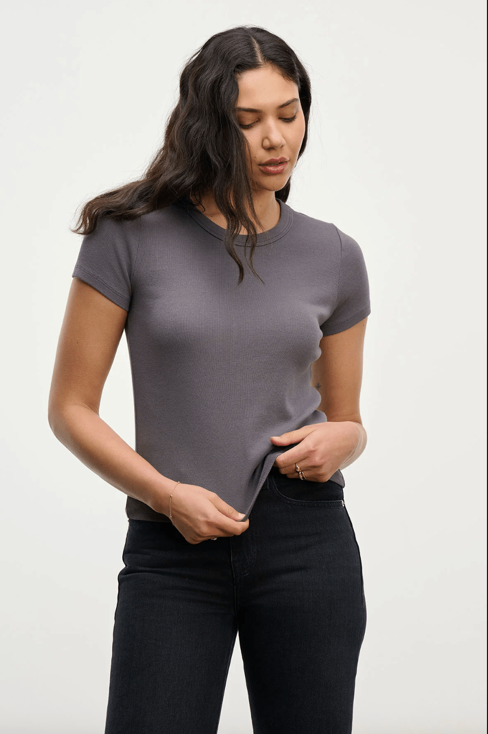 Eddie Crewneck Tee - The Collective Park City