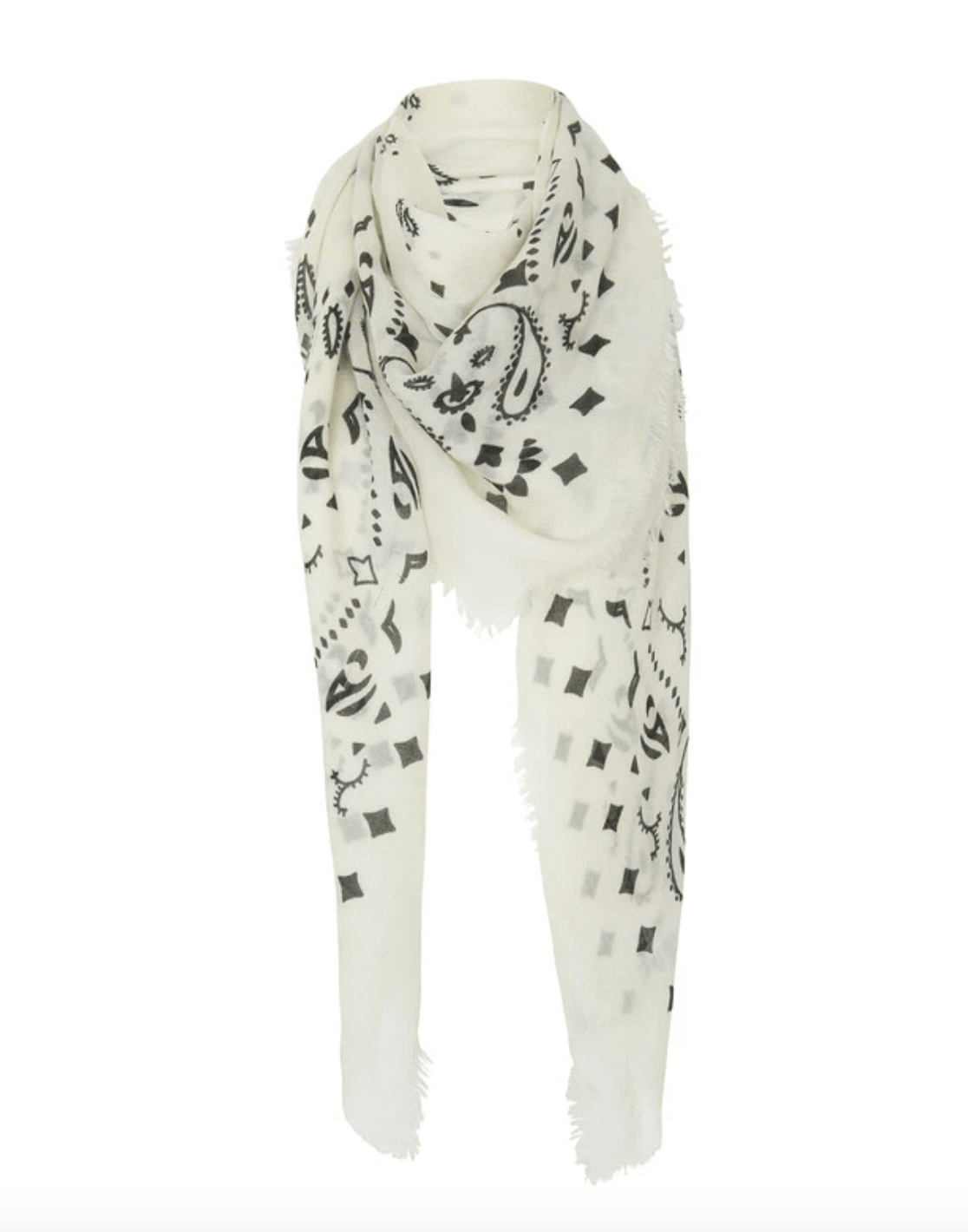 Effy Bandana Scarf - Blanc - The Collective Park City