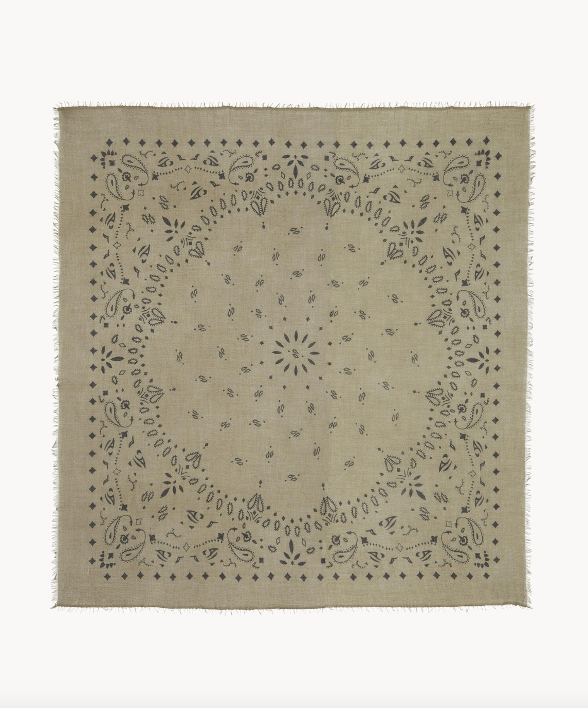 Effy Bandana Scarf - Khaki Chine - The Collective Park City