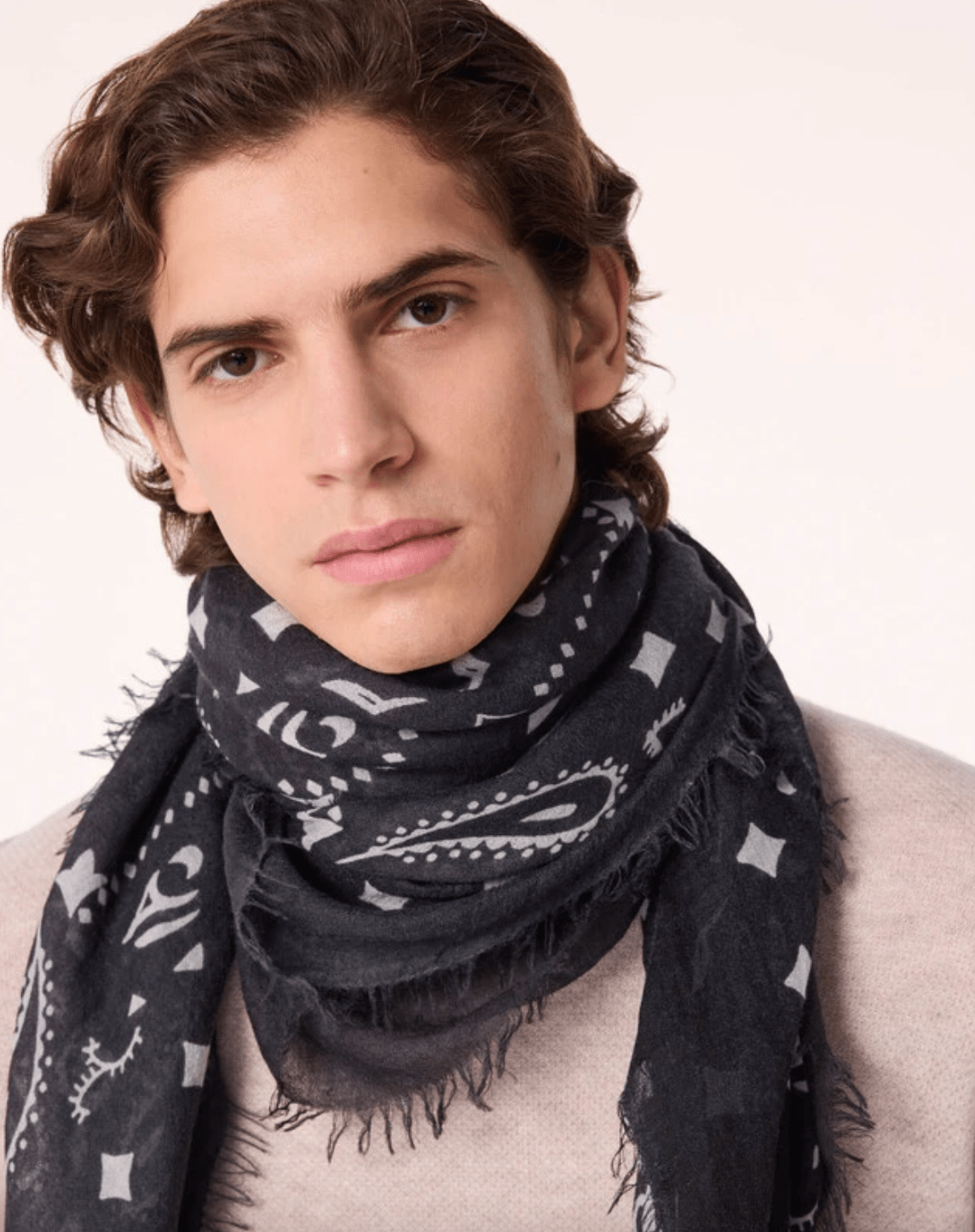 Effy Bandana Scarf - Noir - The Collective Park City