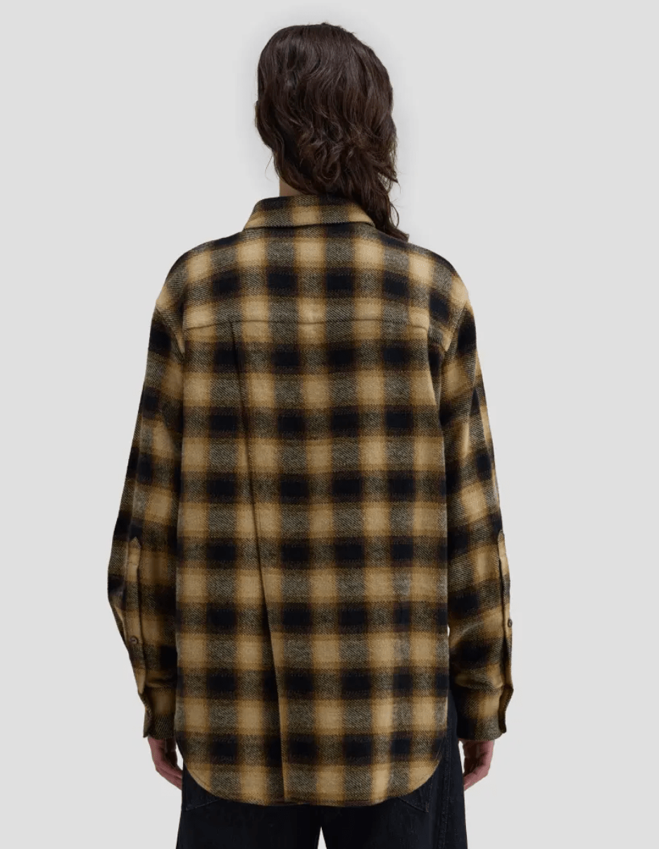 El Plaid Button Down Top - The Collective Park City