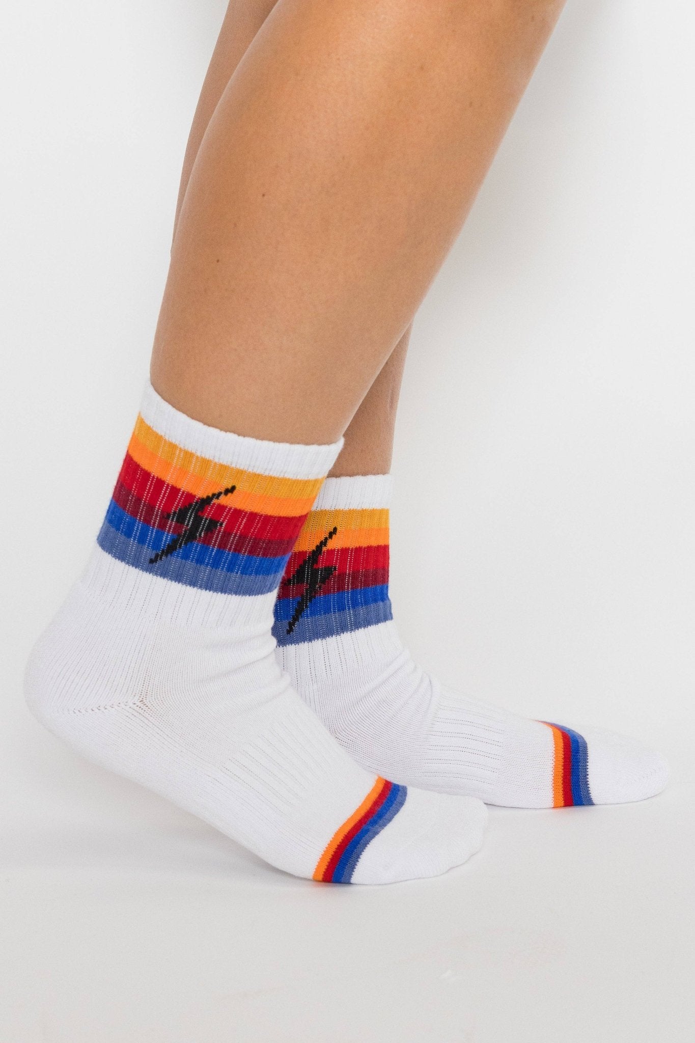 Electric Rainbow Socks - The Collective Park City