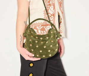 Elis Studded Suede Bag - The Collective Park City