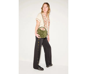 Elis Studded Suede Bag - The Collective Park City