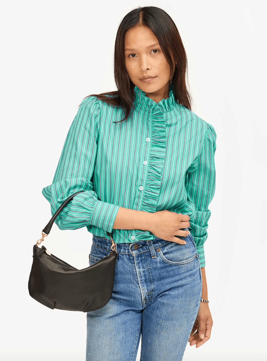 Ella Button Down Top - The Collective Park City