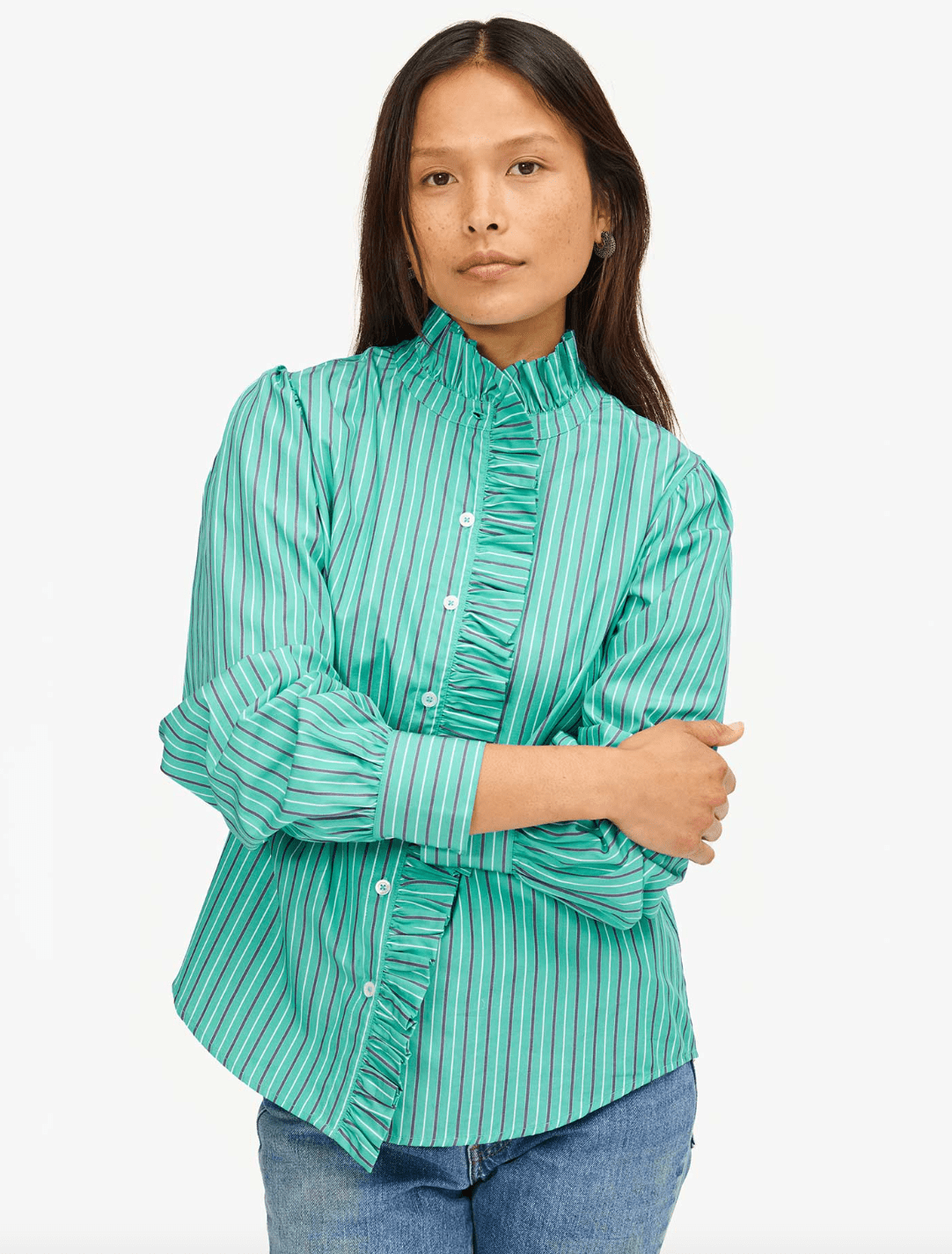 Ella Button Down Top - The Collective Park City