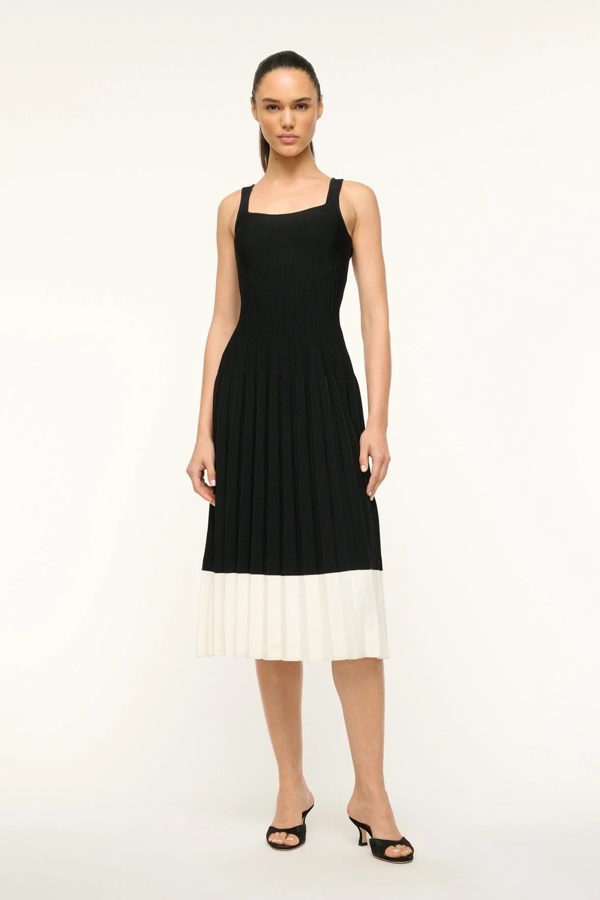 Ellison Dress - Black & Ivory - The Collective Park City