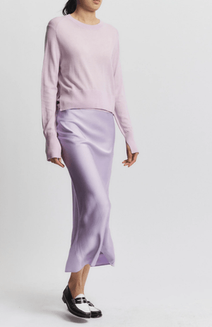 Elodie Layered Crewneck Knit Sweater - The Collective Park City