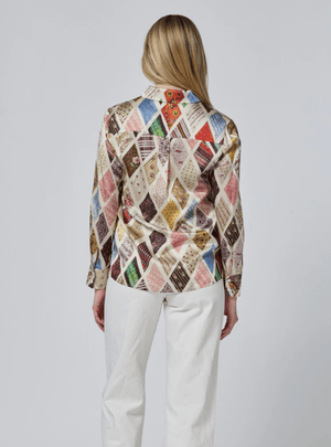 Emerson Diamond Button Down Top - The Collective Park City