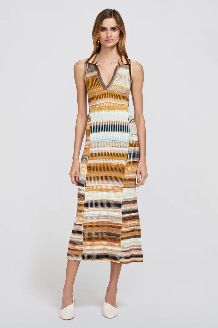 Emiliana Sleeveless Polo Dress