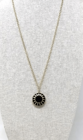 Enamel Locket / Plated Brass - The Collective Park City