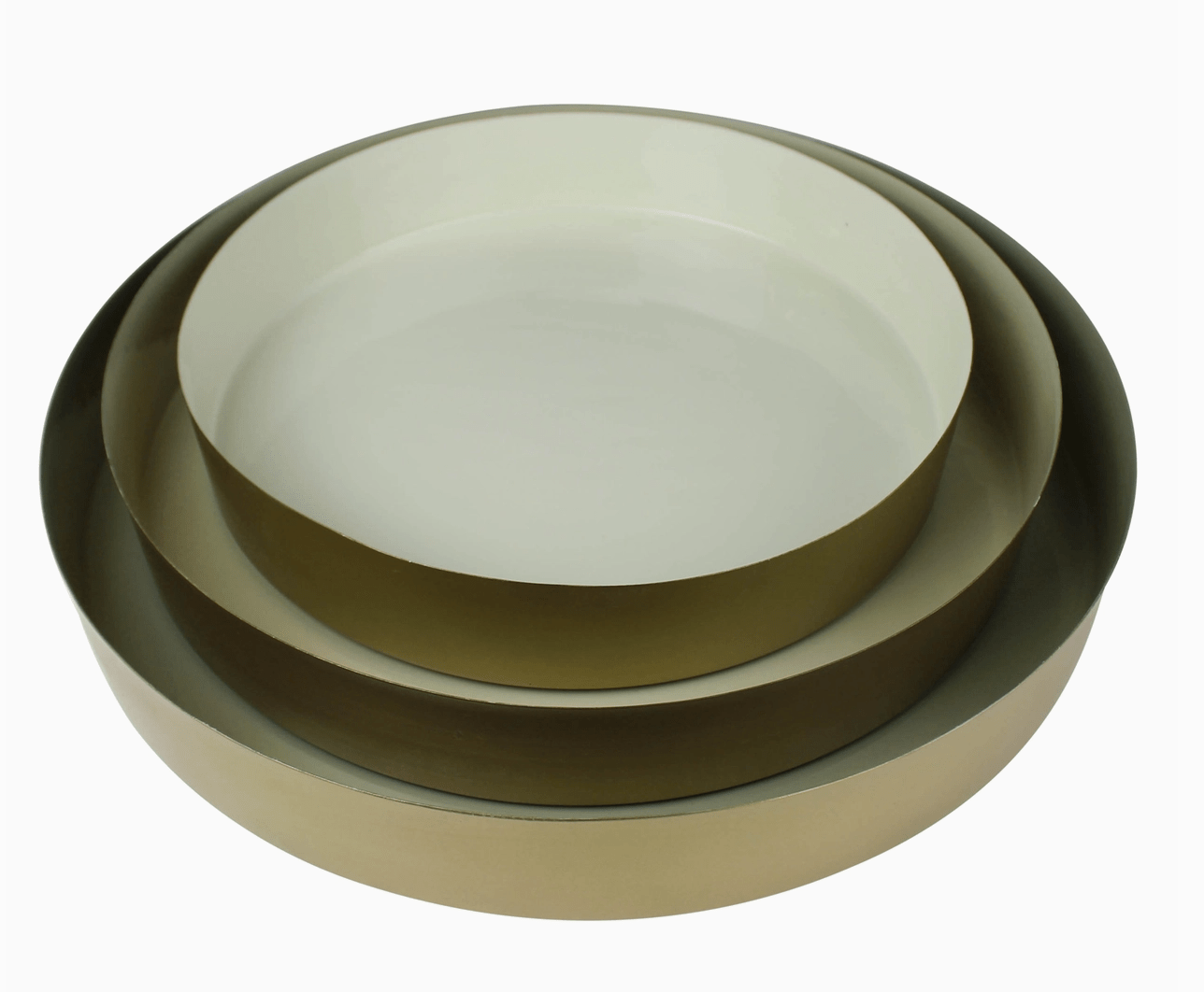 Enamel Trays - Set of 3 - Putty - The Collective Park City