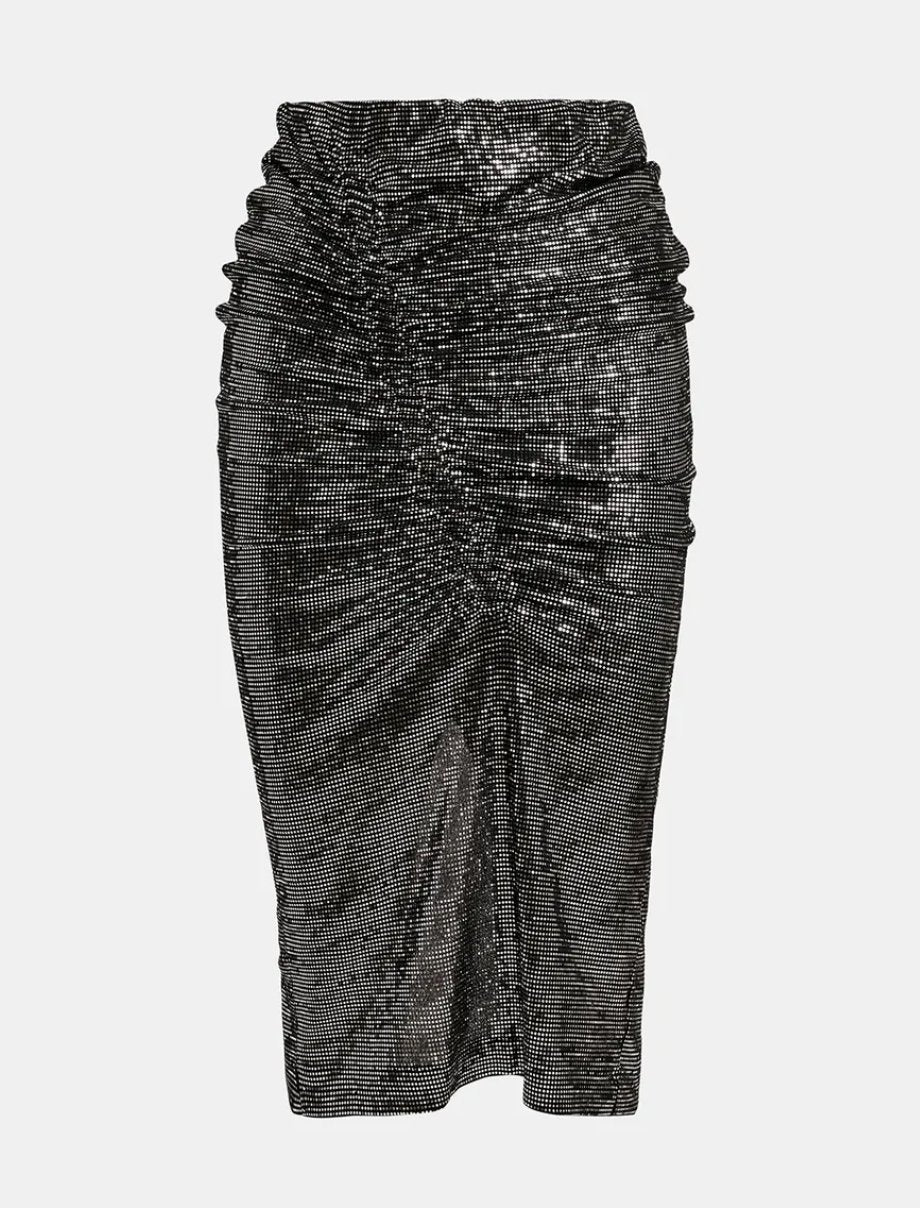 Esparkling Glitter Midi Skirt - The Collective Park City