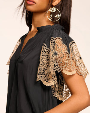 Esti Blouse - Black - The Collective Park City