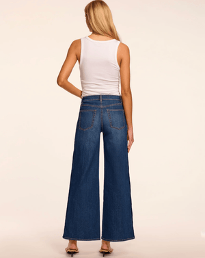 Evelina Wide Leg Buttoned Pant - The Collective Park City