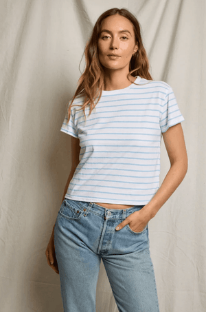 Everett Striped Tee - The Collective Park City