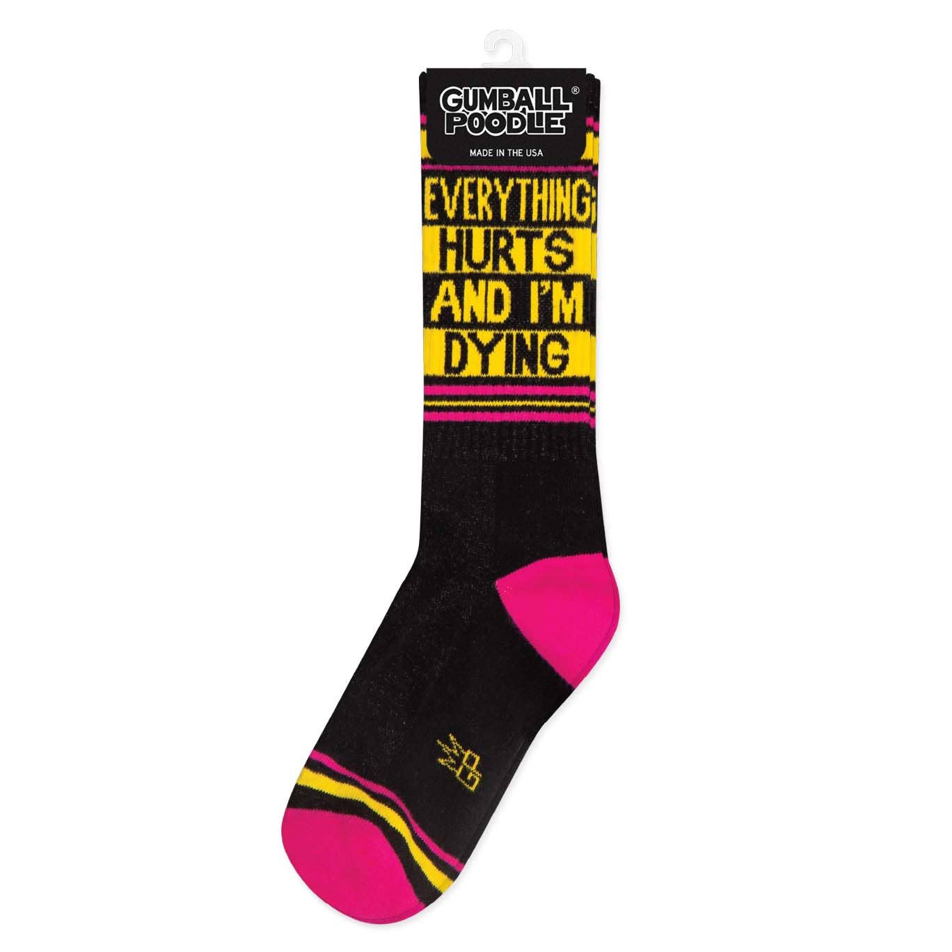 Everything Hurts and I'm Dying Gym Crew Socks - The Collective Park City