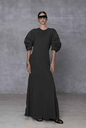 Exaggerated Sleeve Dress - The Collective Park City