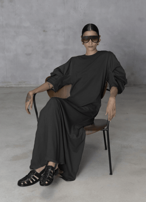 Exaggerated Sleeve Dress - The Collective Park City