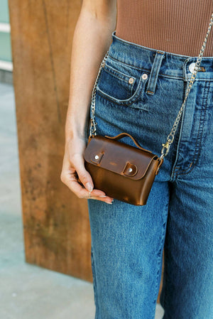 Mini Studded Crossbody Bag