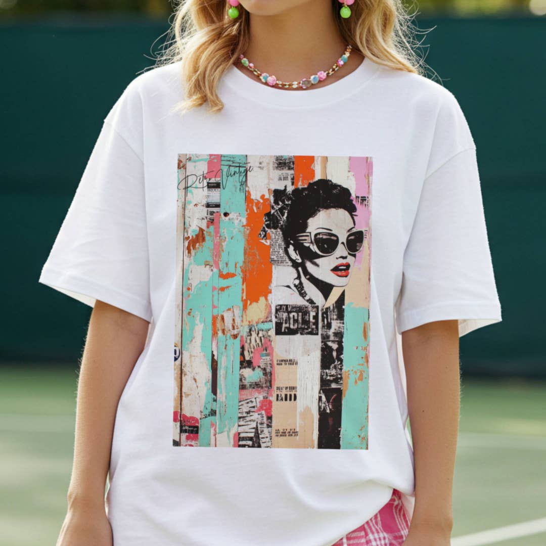 Retro Vintage Icon/Shades Graphic Tee