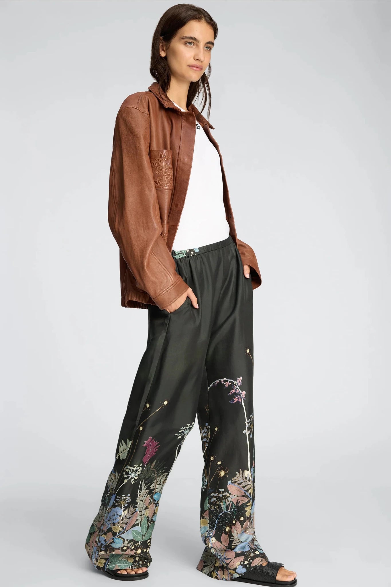 Fabert Floral - Print Trousers - The Collective Park City